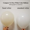White Sand Balloons 12 Inch 50 Pcs Baby Shower Party