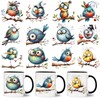 UV DTF Cup Wrap - 12 Sheets Funny Birds on