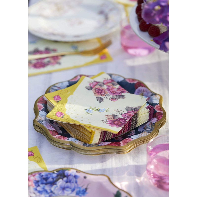 Talking Tables Servilletas floral ‘Truly Scrumptious’‘, paquete de 30, 25