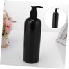 Healeved 4pcs Refillable Toiletry Bottles Press-Type Squeeze Bottles for Lotion