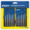 Foy 141617 Juego de destornilladores de precisión combinados, 11 piezas