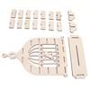 Wooden Chocolate Display Stand Bird Cage Style Dessert Display Shelves