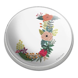 GRAPHICS & MORE Letter J Floral Monogram Initial Golfing Premium Metal Golf Ball Marker
