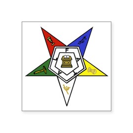 CafePress O. E. S. Emblem Sticker Square Bumper Sticker Car Decal