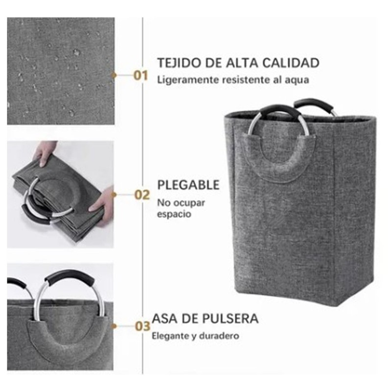 Foldable Laundry Basket Collapsible Laundry Hamper Bag Folding Dirty Clothes