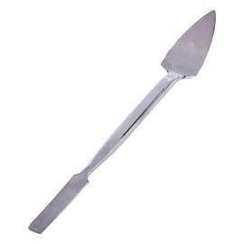 Amtech G1850 Leaf and Square Profiling Tool, Stainless Steel, Triangular and Square Blades, Plasterers Trowel, Small Tool, Double-Ended