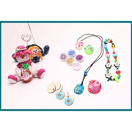 Oven Bake Color Clay Color Clay Pottery Soil Polymer Clay Accessory Making DIY (24 Color Clay Only)