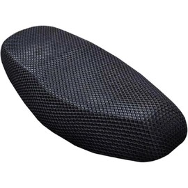 Motorcycle Seat Cover Universal Mesh Protective Seat Cover Non-Slip Breathable Seat Cushion Cover Motorcycle Seat Protector Cushion Seat (Black, 95 * 60cm)