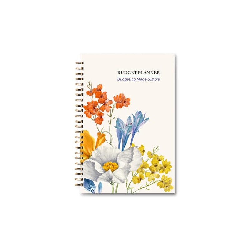 YMWALK A5 Budget Planner With Stickers, Undated Financial Tracker and