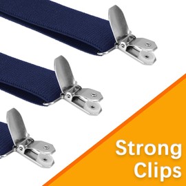 Navy Blue Suspenders For Men Mens Suspenders For Jeans Boys Suspenders Mens Suspenders With Clips Best Gifts For Dad Mens Birthday Gift Ideas Gift For Boyfriend Boyfriend Birthday Gift Gifts For Him
