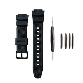 Casio Compatible Watch Strap AQ-S810W/S800W SGW-300H/400H W-216H/735H [Spring Bars + Tools Included], CASDAR, Waterproof