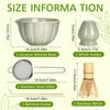 Matcha Whisk Set, 5 Pcs Matcha Making Kit with Ceramic