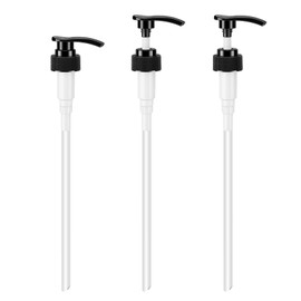 Segbeauty Lotion Dispenser Pump Head, 3 Pack Shower Bottle Pump Replacement, Empty Refillable Bottle Tube Pump Top for Shampoo Conditioner Hand Soap Body Soap Essential Oils Bathroom Kitchen Hotel