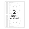 Avery CD Labels, Matte White, 40 Disc Labels and 80