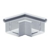 INEFA Gutter Angle 90 Degrees Box-Shaped External Angle PVC NW