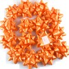 Worlds Orange Confetti Gift Bows Star Gift Bows for Christmas