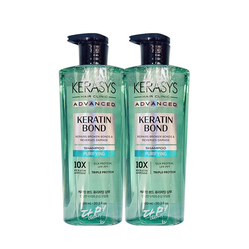 Kerastase 케라시스 어드밴스드 케라틴 본드 퓨리파잉 샴푸 600ml x2개 Kerashis