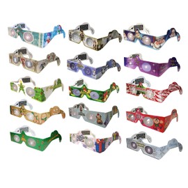 30 Pair - 3D Christmas Glasses - New for 2025-30 Glasses, Exclusively featuring the Christmas Nutcracker, Reindeer, Snowflake, Elf, Angels, Teddy Bear, Snowman, plus more.