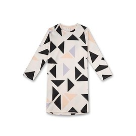 Sanetta Girls Nightdress Beige Comfortable Nightdress for Girls Long Sleeve Sleepwear Size, White Whisper