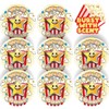 120 Popcorn Well Done 30mm Scented Reward Stickers for Teachers,