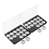 BIUDECO Portable Makeup Pallets Pack Acrylic Eyeshadow Cases Magnet for