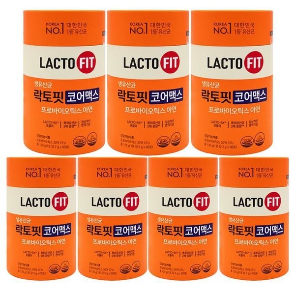 [Nutrition Friend] Lactopit Core Max Raw Lactobacillus 2g / [영양친구] 락토핏 코어맥스 생유산균 2g X 60포 7통, 7통