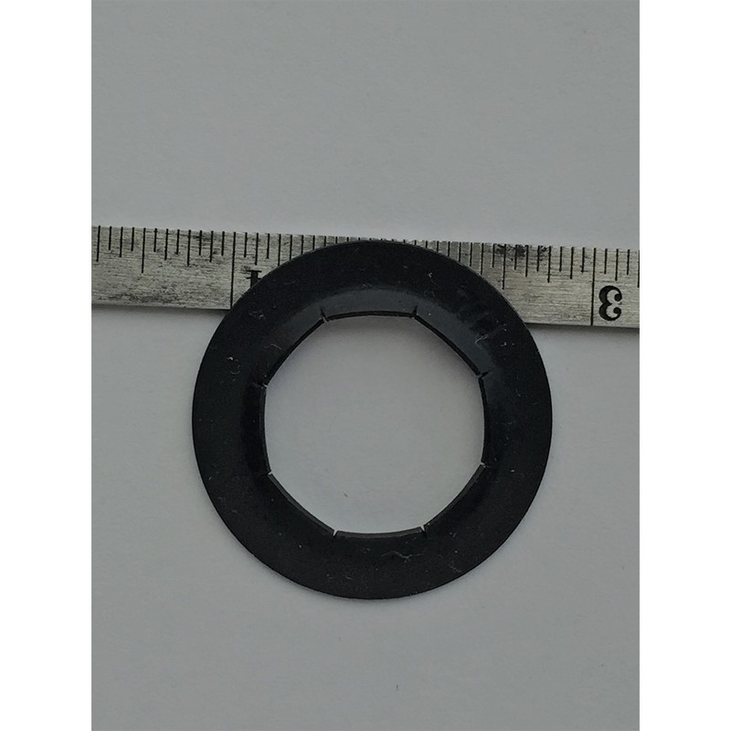 Push-On Pushnut, 5/8 Spring Steel, Black, Phosphate & Oil, 2-Piece