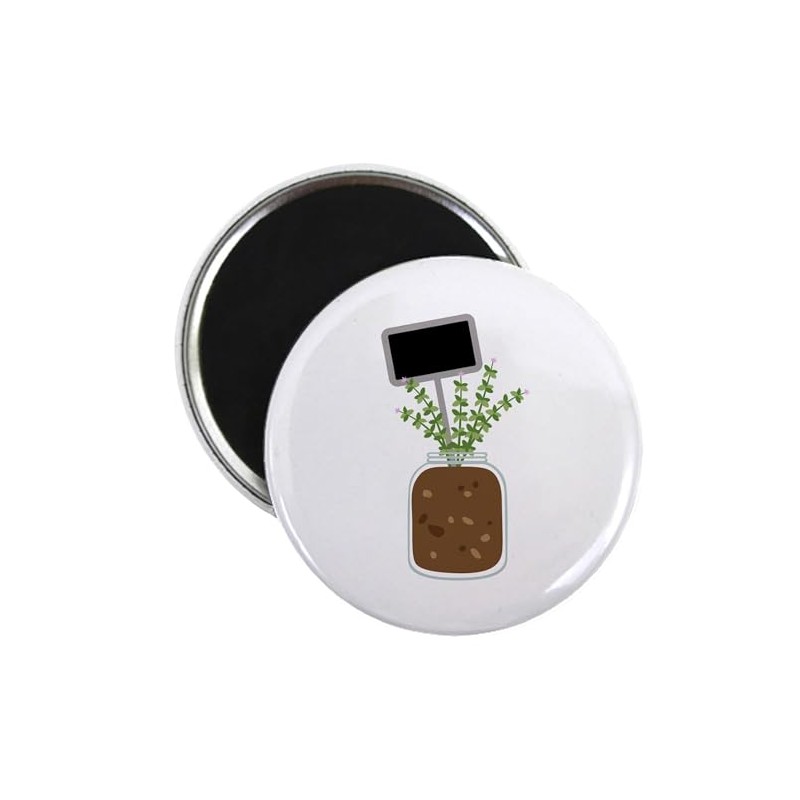CafePress Thyme Jar Magnets 2.25" Magnet (100 pack)