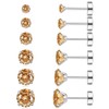 6 Pairs Stud Earrings Set, Hypoallergenic Cubic Zirconia Earrings 316L