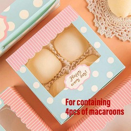 LAPONO 15 Pcs Individual Cupcake Containers,Large Single Cupcake Boxes Carrier with Insert & Handles and PVC Window for Birthday Party (Snow)