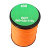 Bcy 3D End Serving Bow String, 120 Yard, Neon Orange