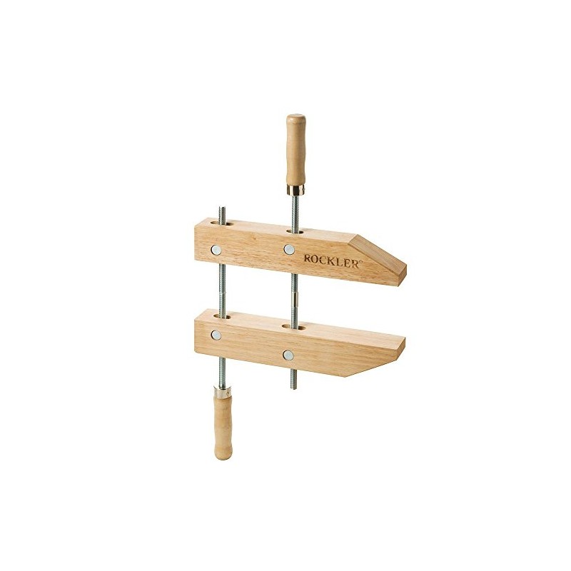 12” Wooden Handscrew Clamp - Angled Jaws & Screw Clamps