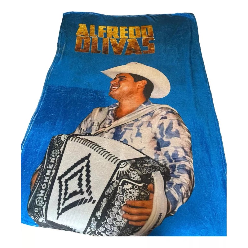 TAMCHIC Cobija Frazada Suave Cantante Alfredo Olivas Individual