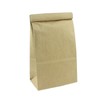 AQUAPAPA Natural Kraft Paper Bakery Bags Tin Tie Tab Lock