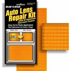 Blue Star Grid Pattern Auto Lens Repair Kit (Amber)