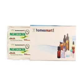 Homeomart.com Pneumococcinum Homeopathy Pellets (Pills) in 1M Potency, Pack of 2