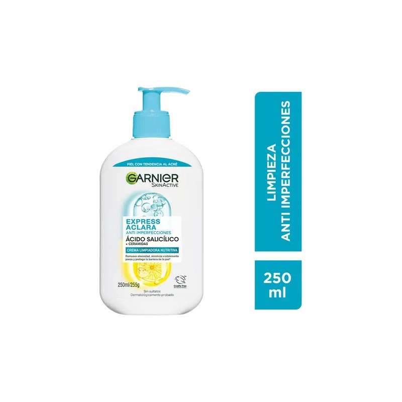 Crema Limpiadora Hidratante Anti-imperfecciones De Garnier Acneica Día/noche