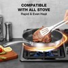 PekGema Nonstick Frying Pan 10 inch, Hybird Ceramic Frying Pan,
