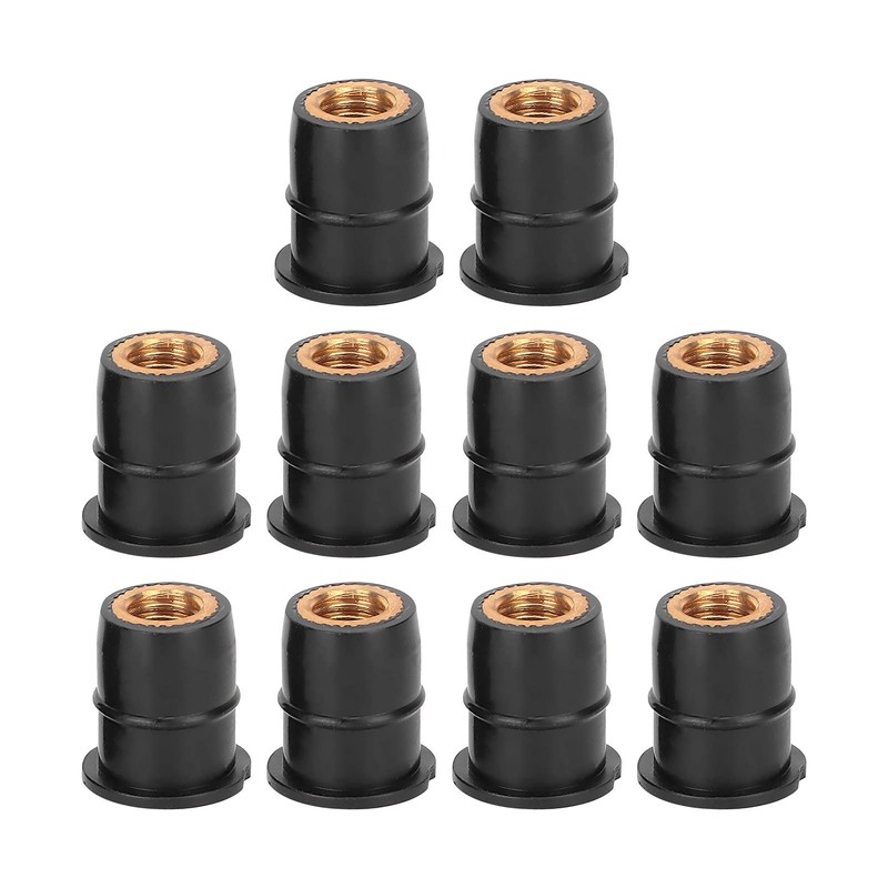 Well Nut Kit 10 Pieces Well Nut M6 x 0.8