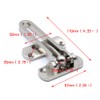 Hasp Latch Lock Door Chain Anti-Theft Clasp Zinc Alloy Window