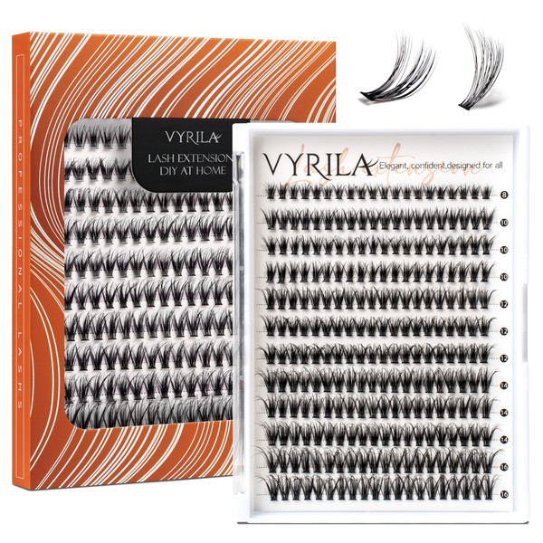 Lash Clusters DIY Lash Extensions, D Curl Individual Lashes Clusters