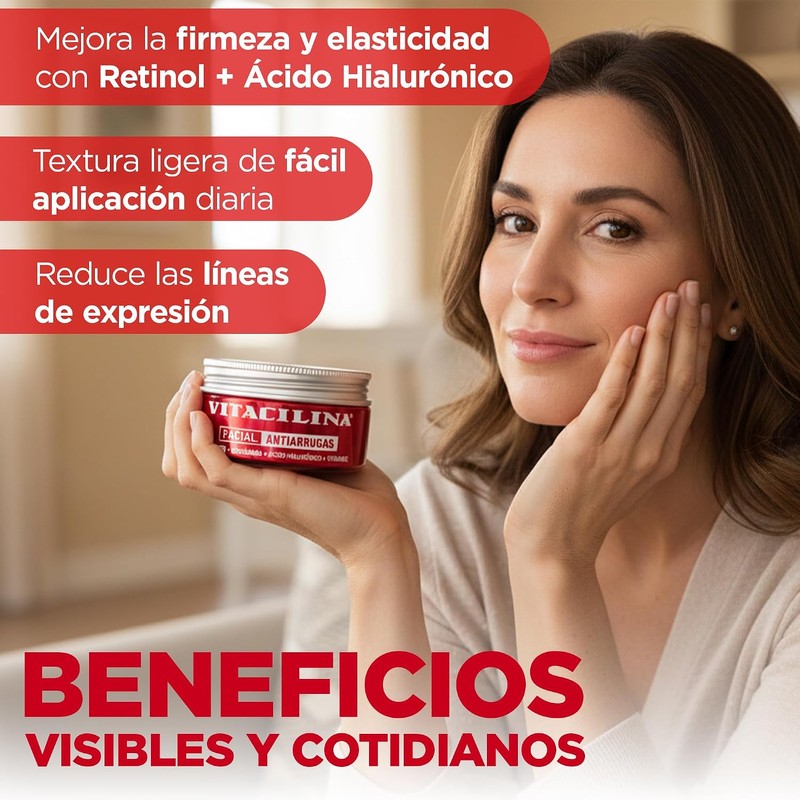 Vitacilina Crema Facial Antiarrugas 100g
