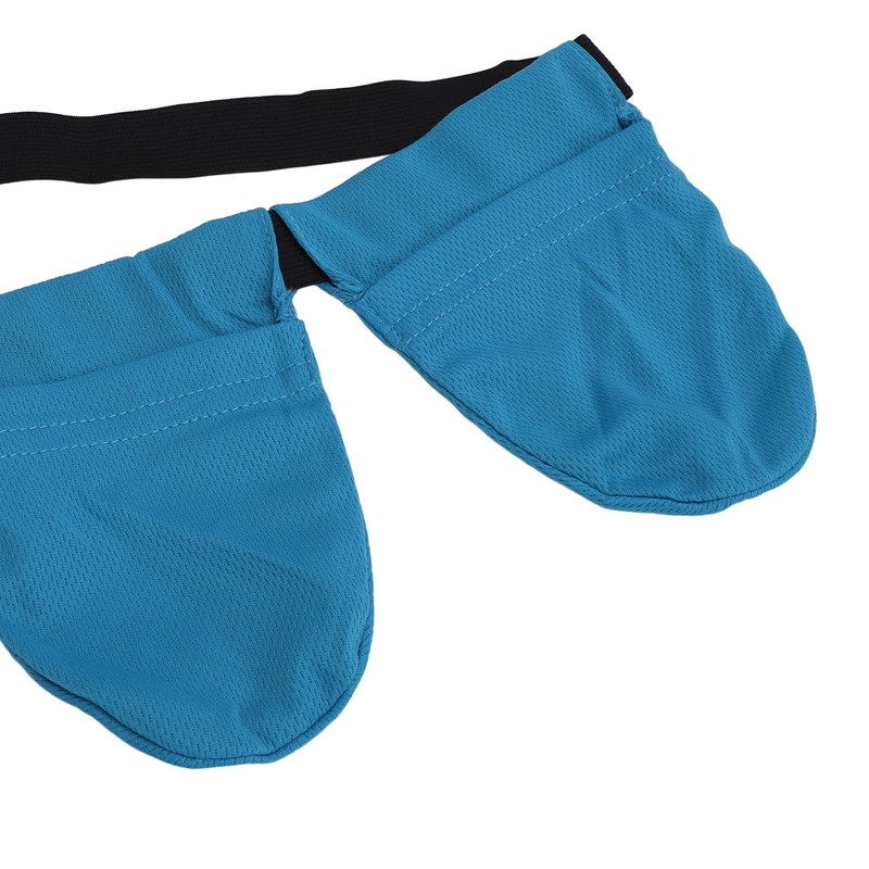 Blue Breast Surgery Drainage Bag Breathable Mastectomy Drain Holder with