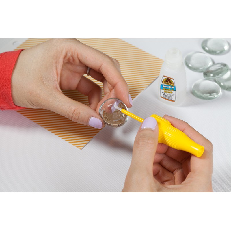 Gorilla Super Glue with Brush & Nozzle Applicator, 10 Gram,