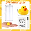 Realspring Classroom Management Lucky Ducks,36 Pcs Teacher Graduation Rubber Ducks