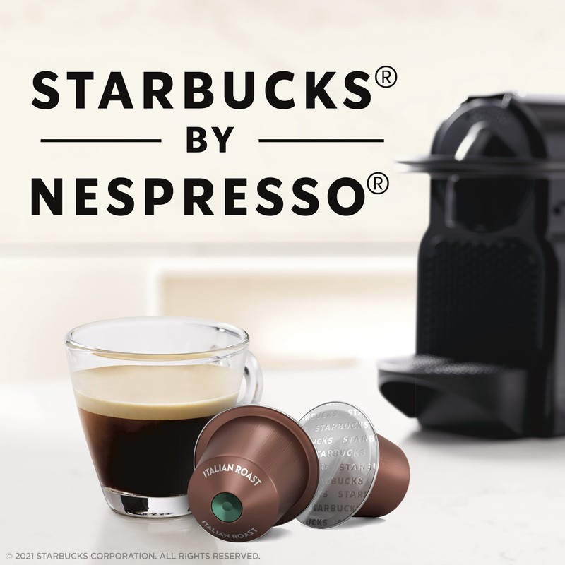 Starbucks by Nespresso Original Line Dark Roast Italian Roast Coffee,
