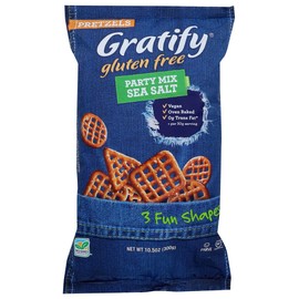 Gratify, Pretzel Sea Salt Party Mix, 10.5 Ounce