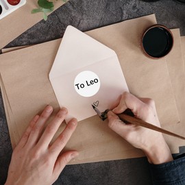 Phomemo M110 M200 Labels Round Label for Phomemo M110 M120 M200 M220 Label Printer, M110 Labels Maker-Thermal Stickers Paper for Barcode,Name,Address，50 x 50mm (1.96" x 1.96")，140 Labels/roll