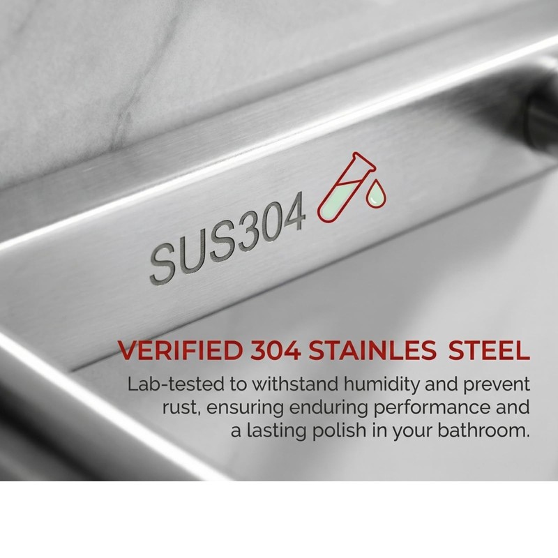 Swivel Towel Rack Wall Mounted, 1/2/3/4/6-Bar Options, 12.8" Long Arm