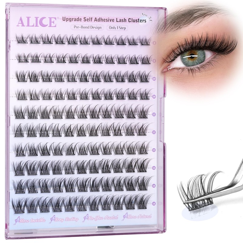 ALICE Self Adhesive Lashes Natural Look Self Adhesive Lash Clusters
